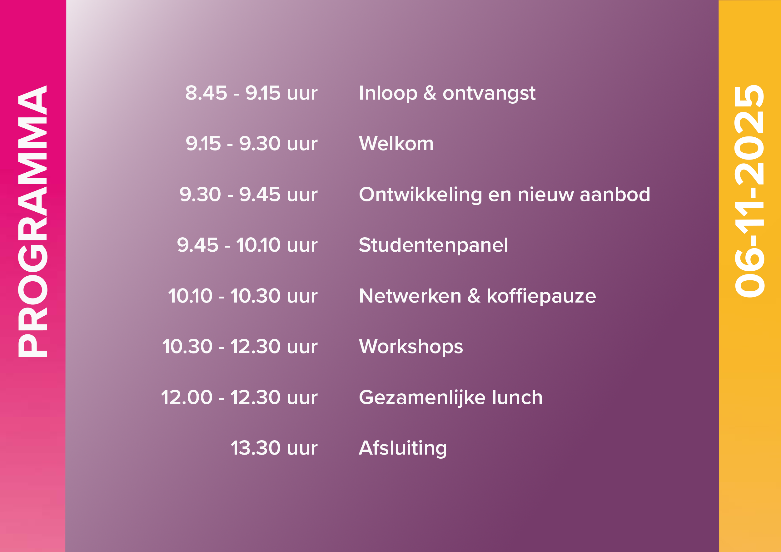 Programma decanendag 2025