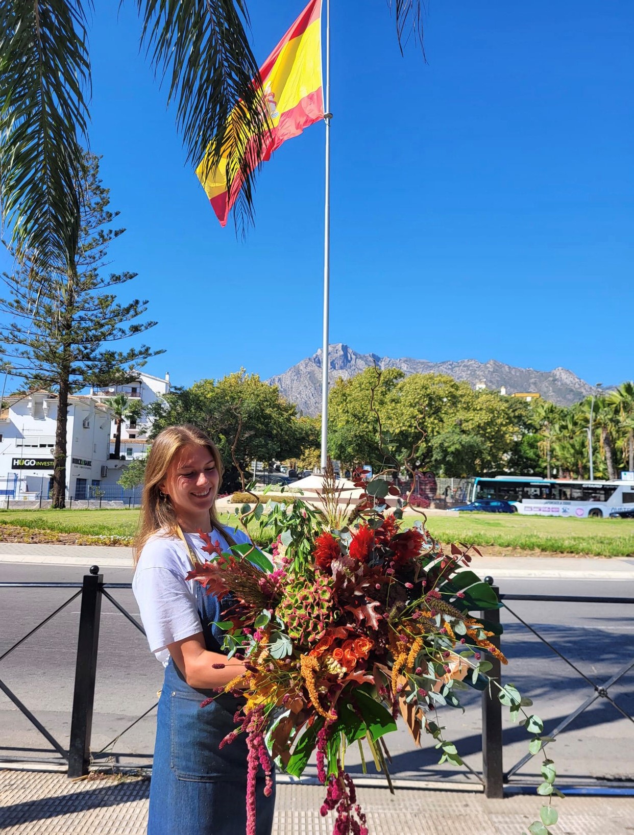 Stage Bloem Groen en Styling in Spanje Benthe