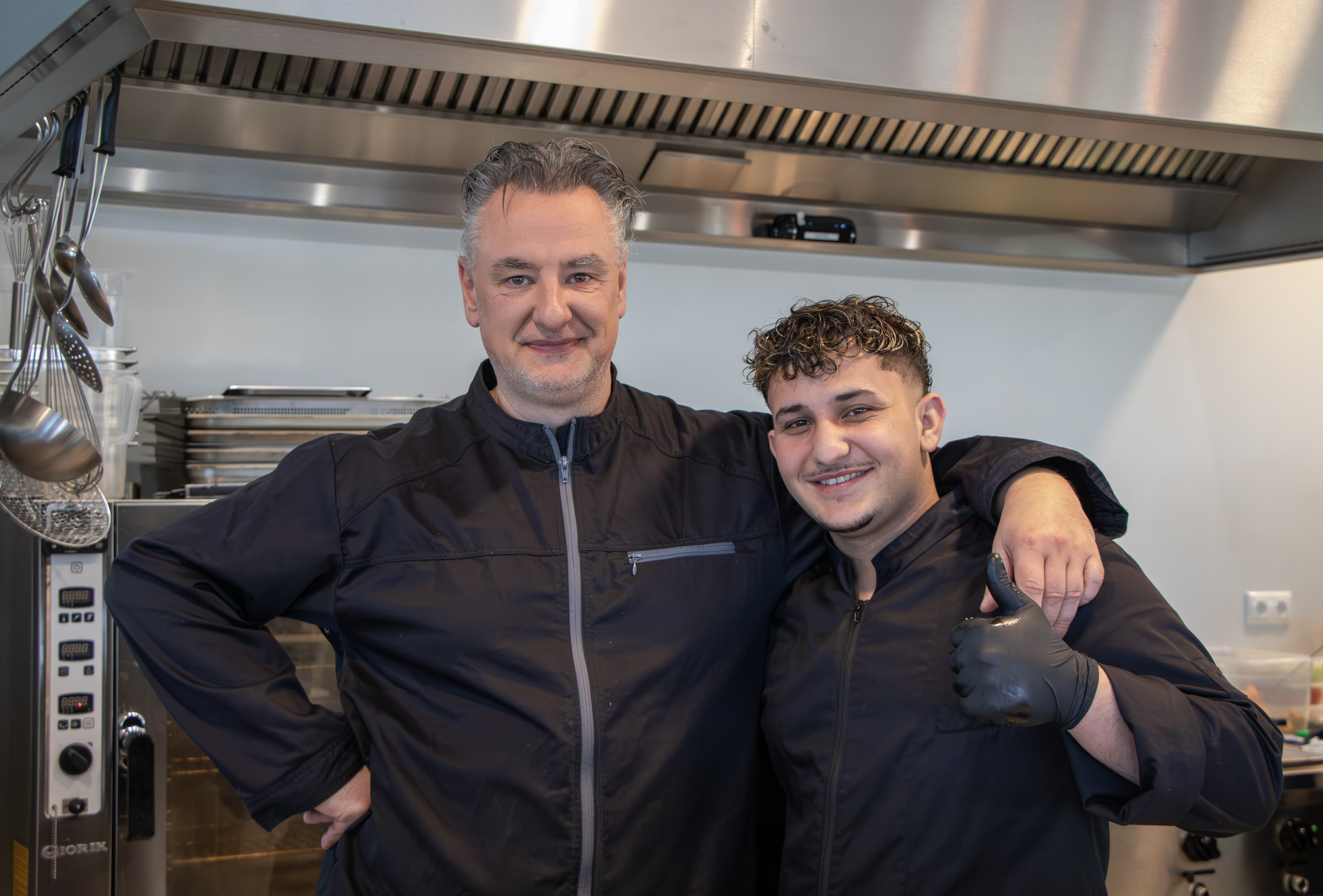 Mbo-ambassadeur Carlos Habash en Diederik Stiensma - Vonk