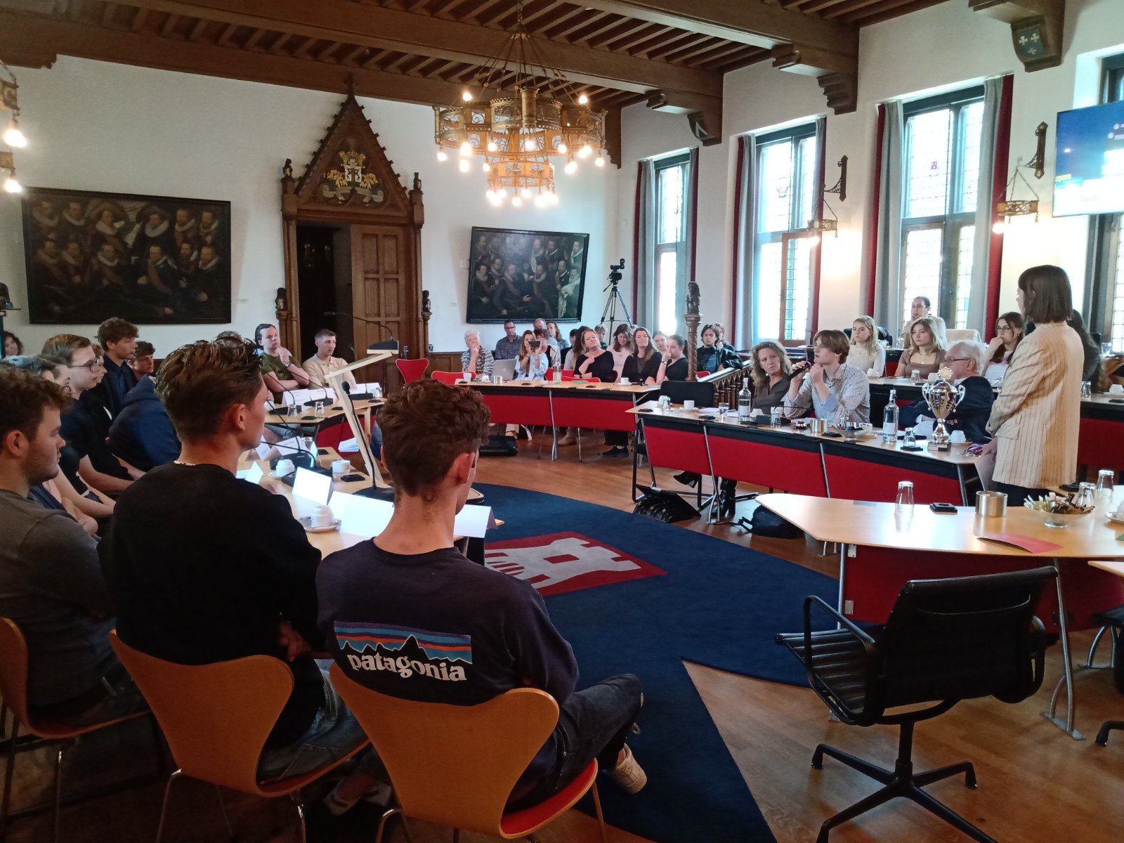 Debatterende studenten mbo Alkmaar Vonk