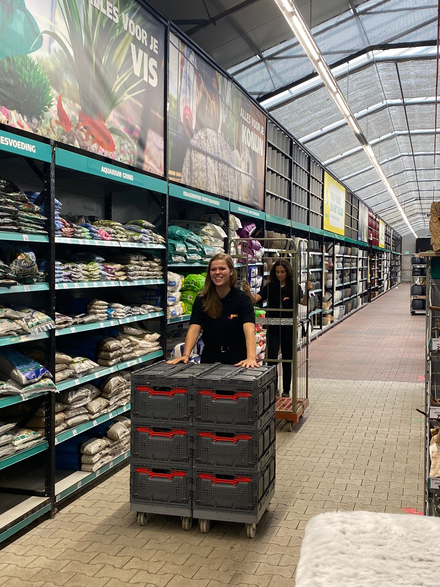 Vonk-studenten Dierverzorging aan de slag bij Ranzijn tuin & dier, Alkmaar