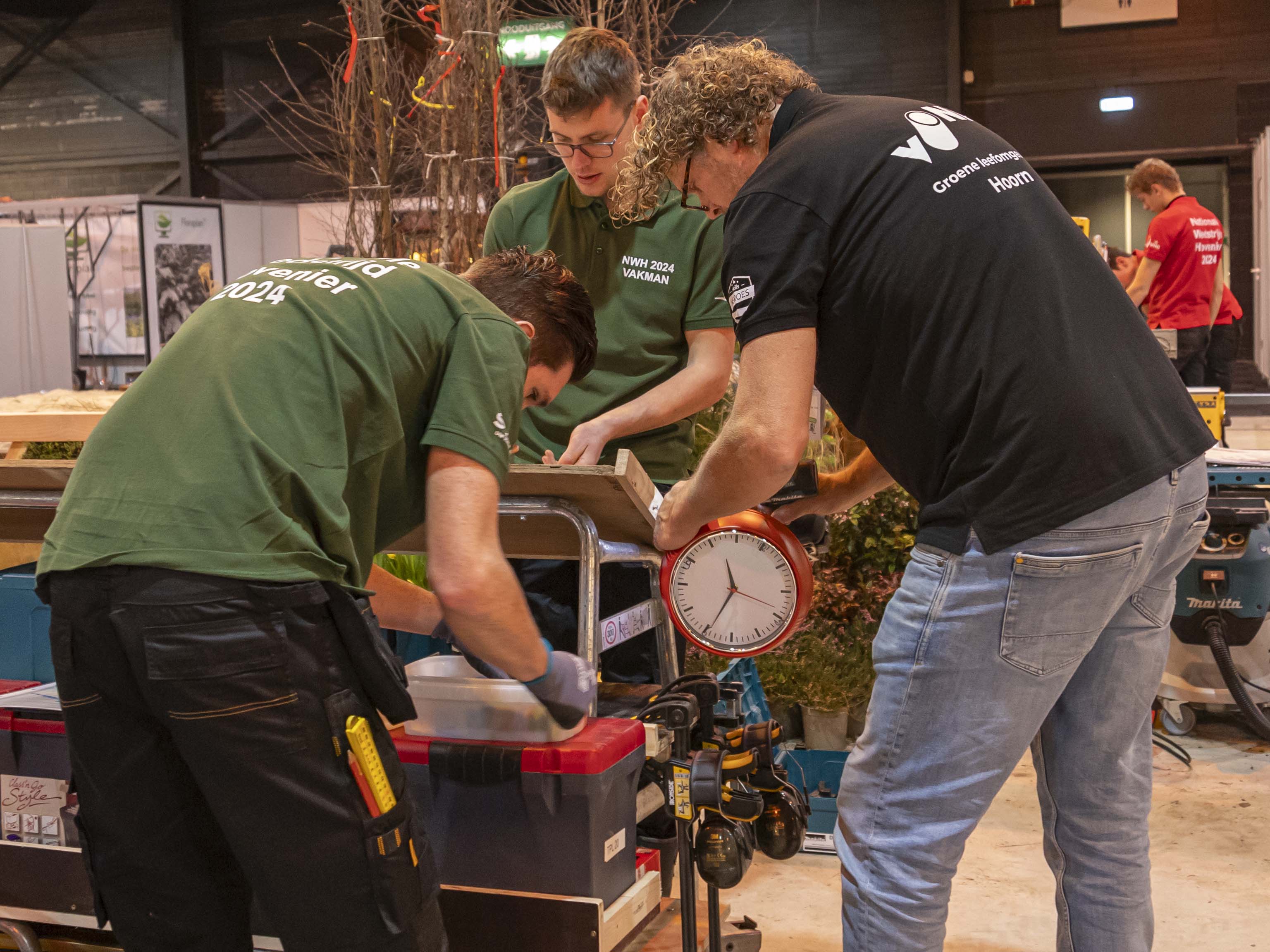 Elian Schenk en Ramon de Jong - Wedstrijd beste hovenier