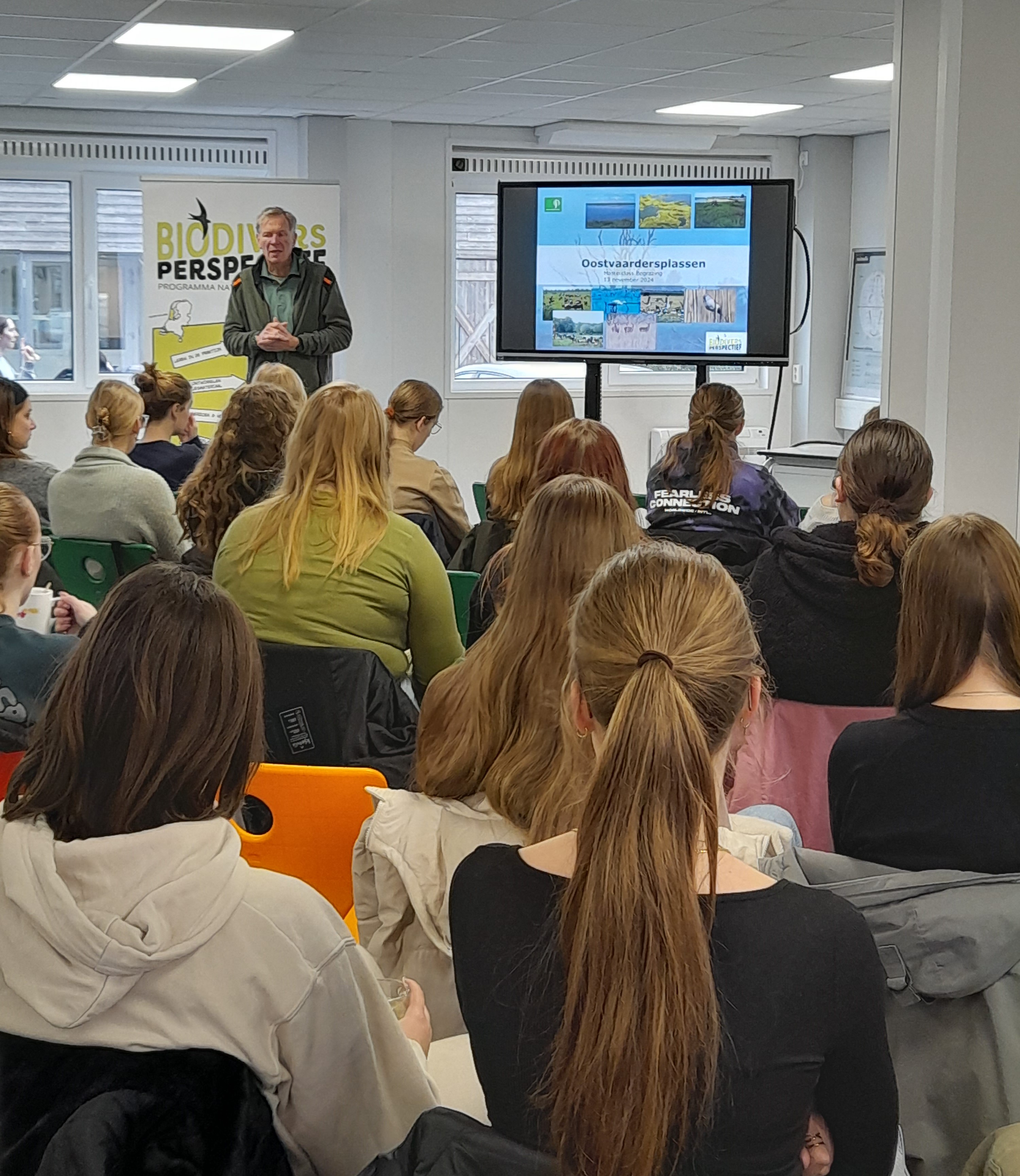 Masterclass over de Oostvaardersaplassen inspireert Vonk-studenten - Biodivers Perspectief