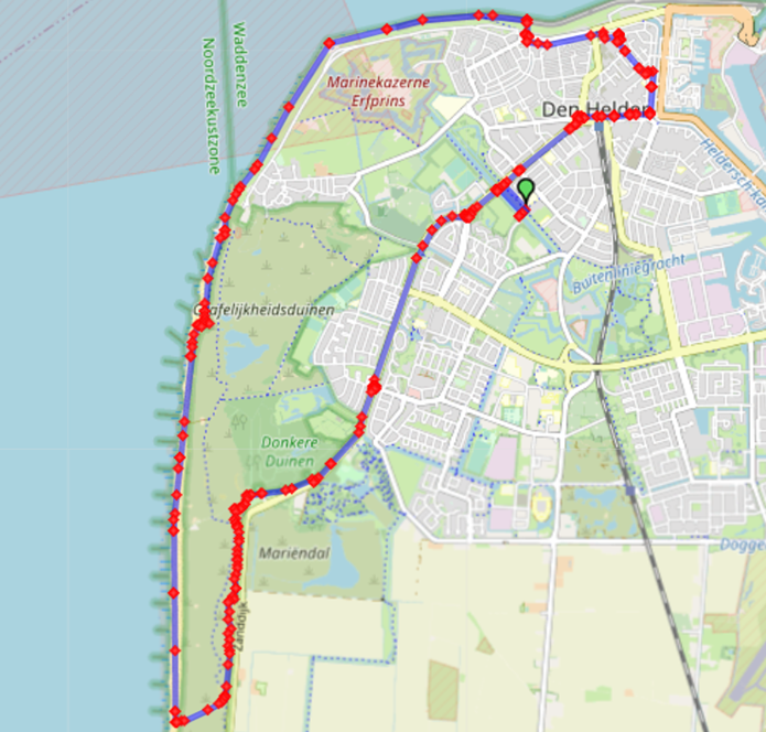 route veva marcheert 2023