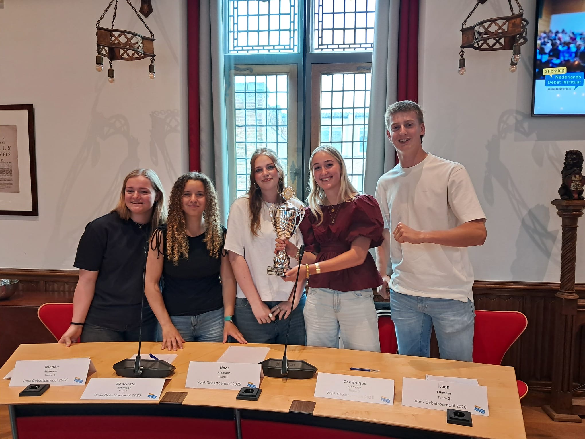 Debatwedstrijd stadshuis Alkmaar - Vonk