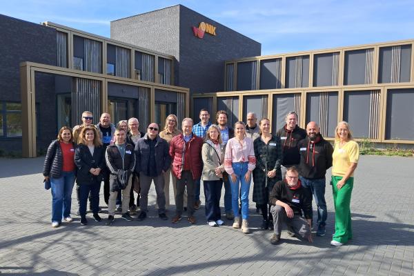 Internationaal bezoek op locatie Vonk Hoorn tijdens de International Staff Visit Week